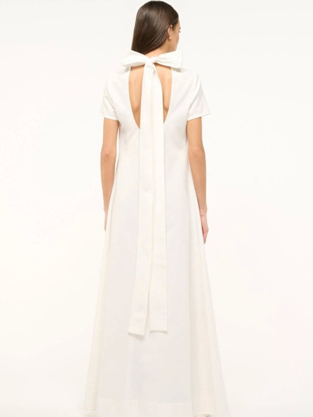 STAUD Ilana Dress White NWT - Picture 2 of 5